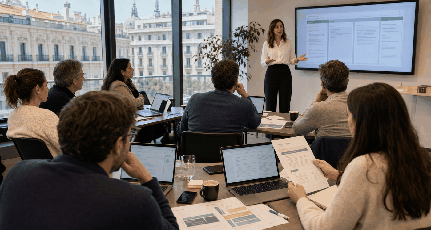 Curso ChatGPT para empresas en Madrid con inteligencia artificial aplicada a procesos de empresa