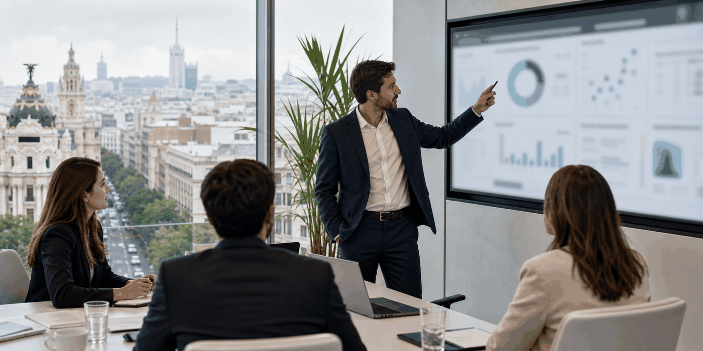 Flujo de trabajo con datos, procesos y automatizaciones de inteligencia artificial